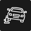 Car with wrench icon